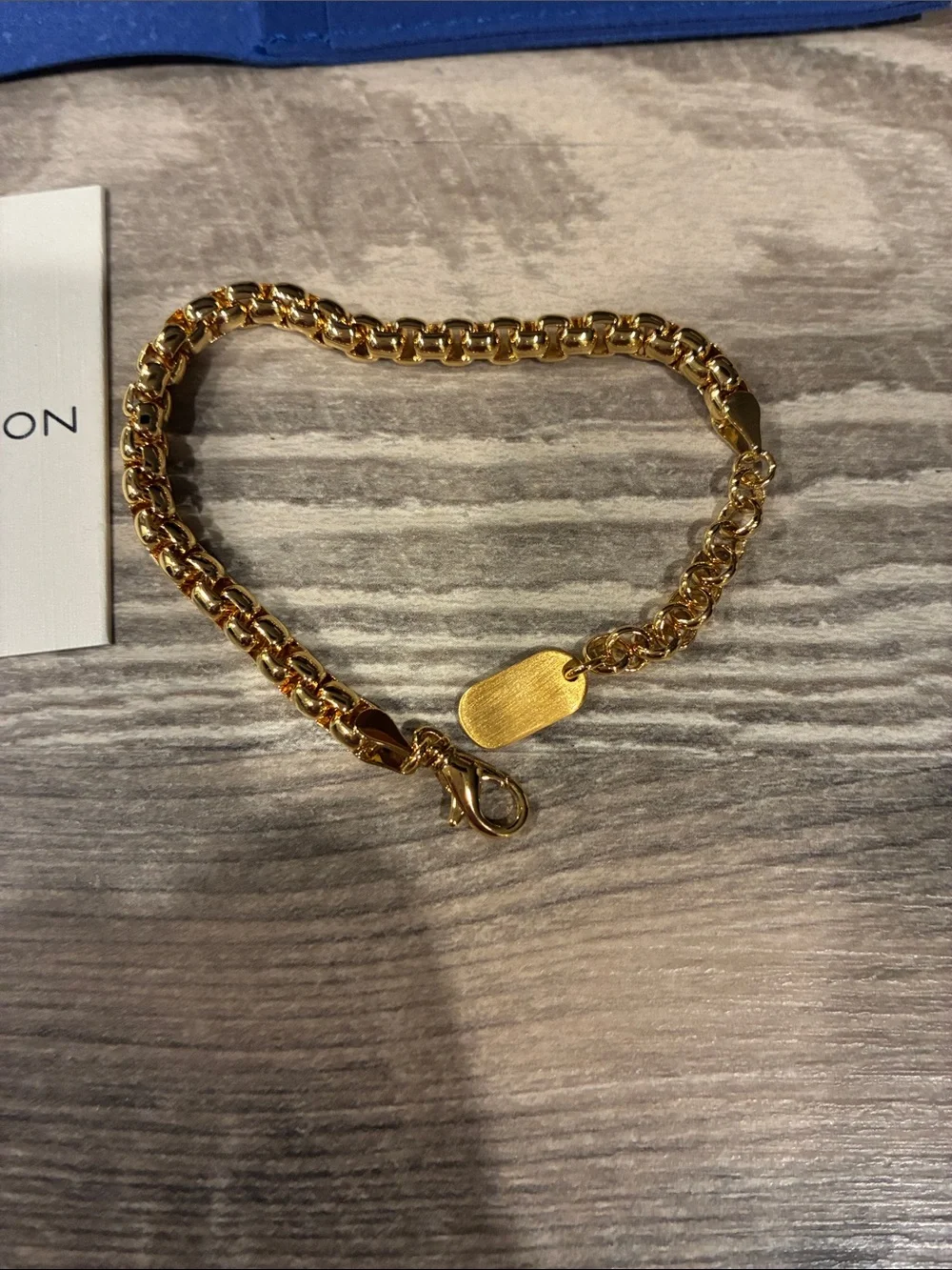 Gold Chain Bracelet by - Dean Davidson